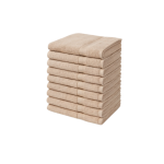 Handdoeken 50×100 cm – Set van 10 – 400 g/m² - Zand