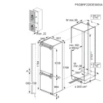 AEG TSC5S181DF  Inbouw Koel-Vriescombinatie – 178 cm - Afbeelding 2