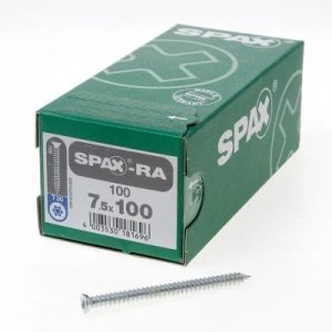 SPAX RA Kozijnschroef T30 7,5 x 100 mm – 100 stuks
