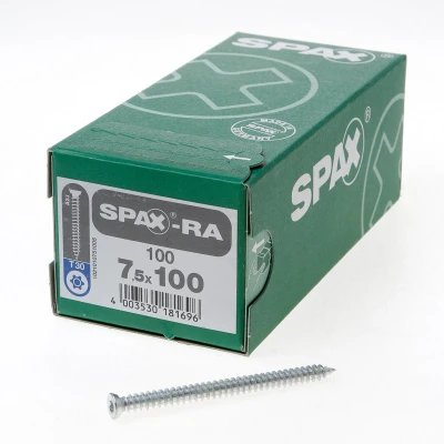 SPAX RA Kozijnschroef T30 7,5 x 100 mm – 100 stuks