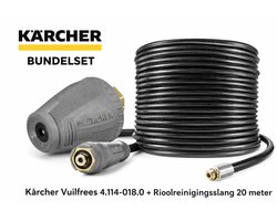 Kärcher Vuilfrees 4.114-018.0 + Rioolreinigingsslang 20m Set – Hogedrukreiniger