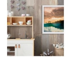 Grosfillex 9 st Wandpaneel Accent 15,4x120 cm Amazonia