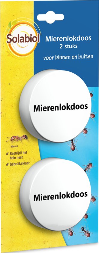 Solabiol Mierenlokdoos - Mieren Lokdozen - Voor Binnen en Buiten - 100%