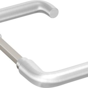 AXA deurkruk paar, alu, F-1 alu naturel, (lxb) 122x55mm, geanod