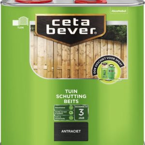 Cetabever - Schuttingbeits Transparant - Antraciet - 2,5 L