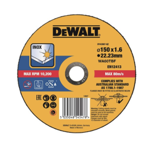 DeWALT DT43907 Doorslijpschijf RVS 150mm